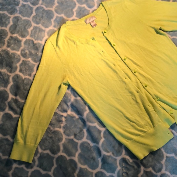 Lime Cardigan - Picture 2 of 2